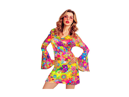 Strój Hipiski z Lat 60. - peace & love