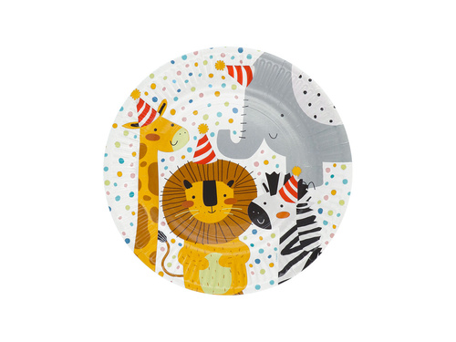 Dinosaurs Paper Plates - 23 cm - 8 pcs