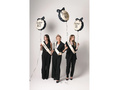 Foil balloon with bow Happy "60" - 47,5 x 45 cm - 1 pc.