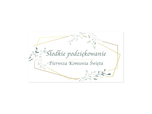 Wedding cake labels, 30 pcs