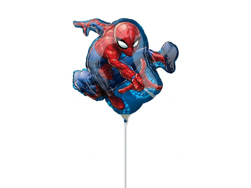 Spiderman foil stick balloon - 37 cm - 1 pc