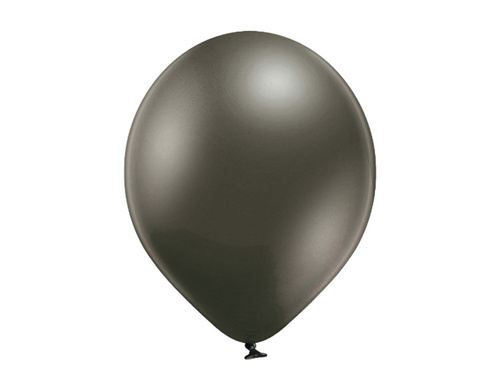 Glossy anthracite latex balloons - extra large - 50 pcs.