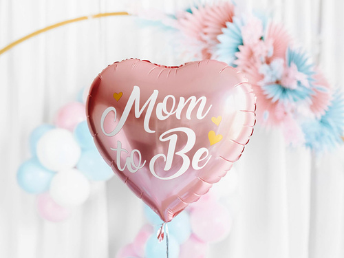 Mom to Be foil balloon for Baby Shower pink - 35 cm - 1 pc.