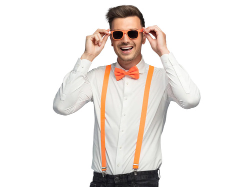 Accessory set neon orange
