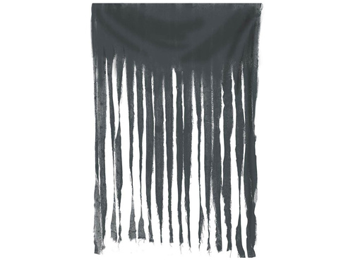 Szara kurtyna na drzwi na Halloween - 100 x 200 cm - 1 szt.