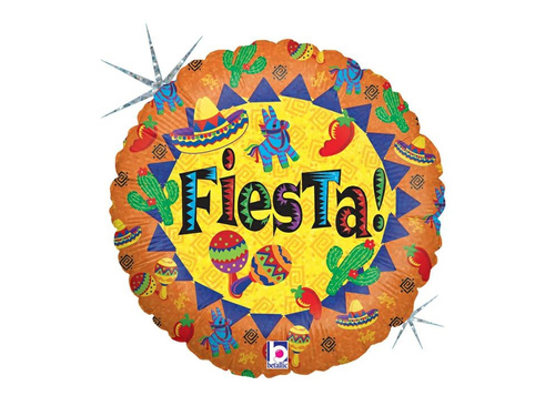Balon foliowy Fiesta  - 46 cm - 1 szt.