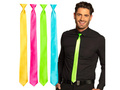 Tie Shiny neon assorted - 50 cm