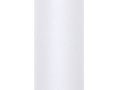 Plain white tulle - 30 cm x 9 meters - 1 item.