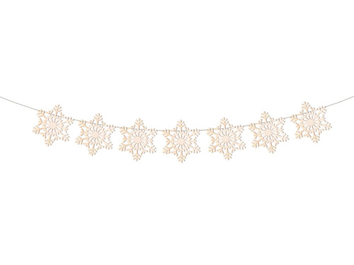 Wooden Christmas Garland - 10m