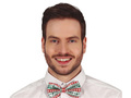 Christmas bow tie - 12 cm