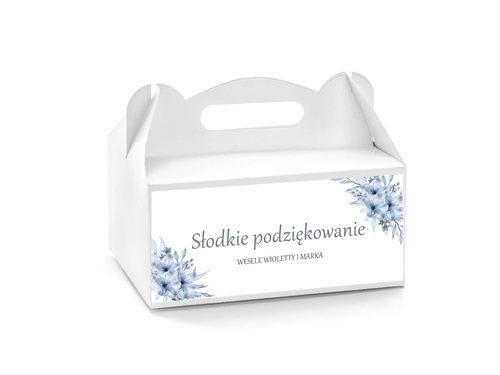 Wedding cake box, 6 pcs