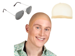 Zestaw przebranie łysego - Pitbull