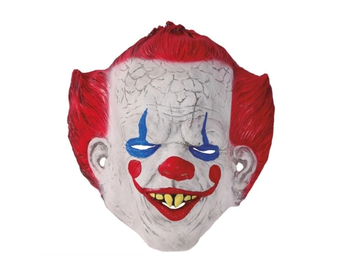 Horror clown mask - 1 pcs.