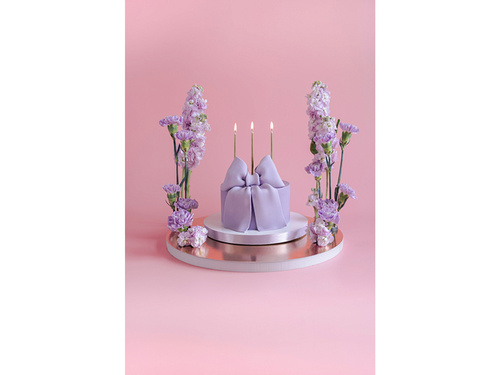 Birthday candles, rose gold - 12 pcs