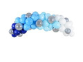 Set of balloons for balloon garland blue - 60 pcs.