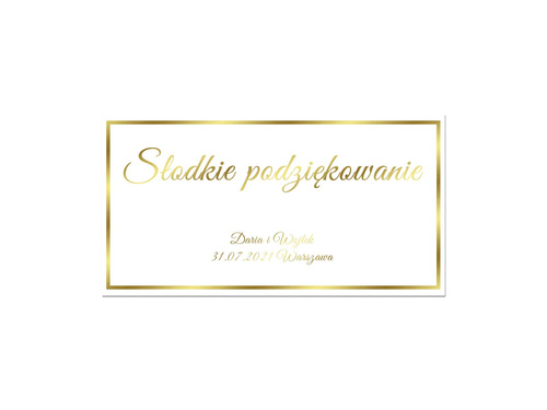 Wedding cake labels, 30 pcs