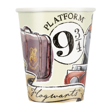 Kubeczki papierowe Harry Potter - 266 ml - 8 szt.