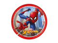 Talerzyki papierowe na urodziny Spiderman - 20 cm - 8 szt.
