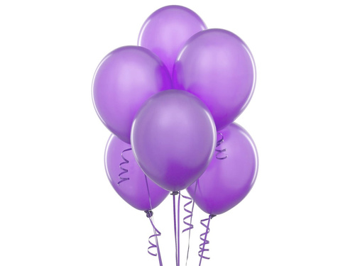 Pastel purple latex balloons - large - 25 pcs.