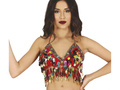 Red belly dance top