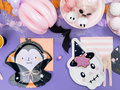 Skull paper plates - 18x27 cm - 6 pcs