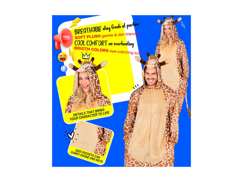 Pluszowy strój żyrafy