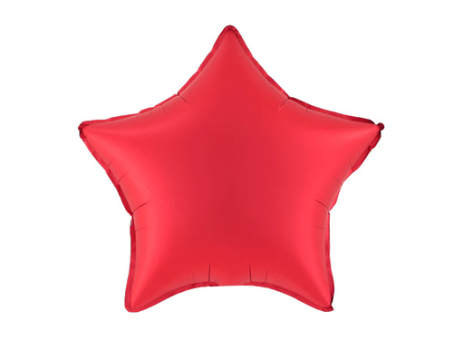 Red Star Foil Balloon - 45 cm - 1 pcs