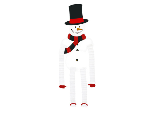 Hanging decoration Snowman - 121 cm - 1 pcs.