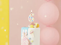 Candle no 6 - 1 pc