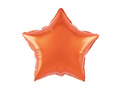 Balon foliowy gwiazdka pomarańczowa - 46 cm - 1 szt.