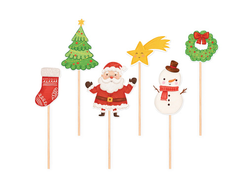 Christmas Partypicks - 6 pcs