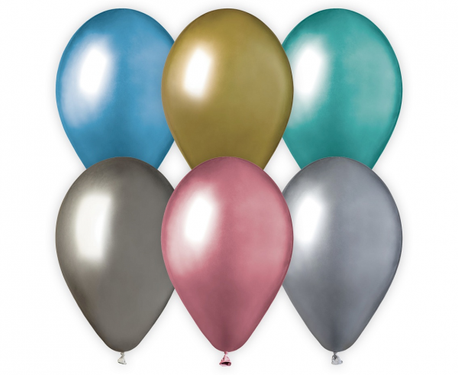 Glossy latex balloons mix colors - extra large - 100 pcs.