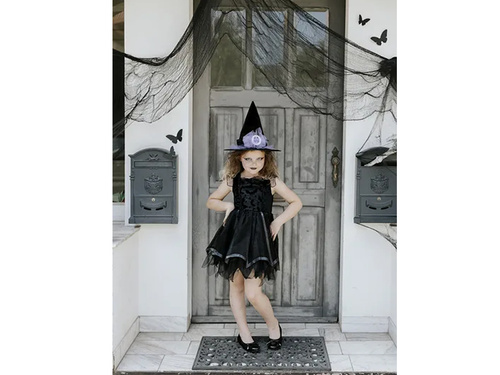 Black witch hat - 1 pc