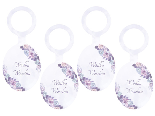 Wedding vodka pendants - 8 pcs.