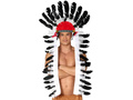 Indian Feather Headdress - 116 cm