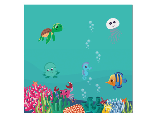 Birthday napkins Underwater World - 33 cm - 20 pcs.