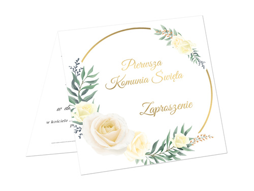 Zaproszenia na I Komunię Świętą - 6 szt.