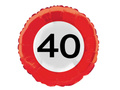 Traffic Sign 40 Foil Balloon - 46 cm - 1 pc