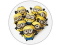 Decorative cake wafer Minions - 20 cm