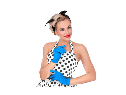 Rękawiczki turkusowe krótkie