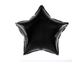 Balon foliowy gwiazdka czarna - 46 cm - 1 szt.