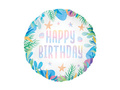 Balon foliowy Ocean Happy Birthday - 45 cm - 1 szt.