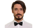 Black bow-tie - 12 cm - 1 pc 