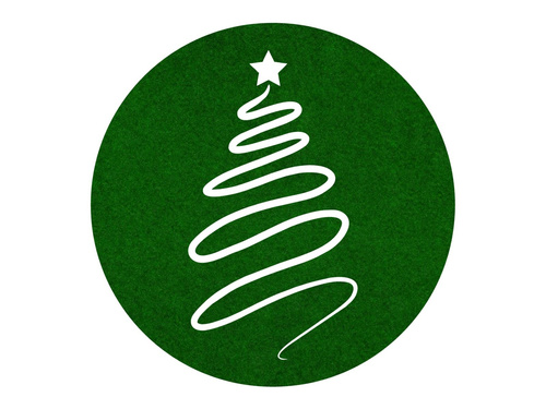 Podstawka pod talerz - Choinka - 36 cm - 1 szt.