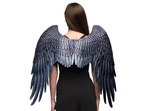 Angel wings grey 65 x 65