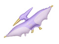 Balon foliowy Pterodaktyl fioletowy - 115 x 53 cm - 1 szt.