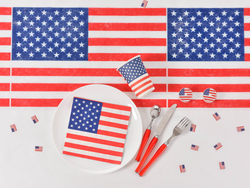 USA Flag paper napkins - 33 cm - 20 pcs.
