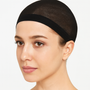 Czarny czepek pod peruki - 2 szt.