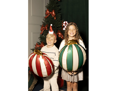 Balon foliowy Bombka - 42x46cm - 3 szt.