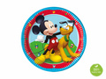Talerzyki papierowe na urodziny Myszka Mickey - 20 cm - 8 szt.
